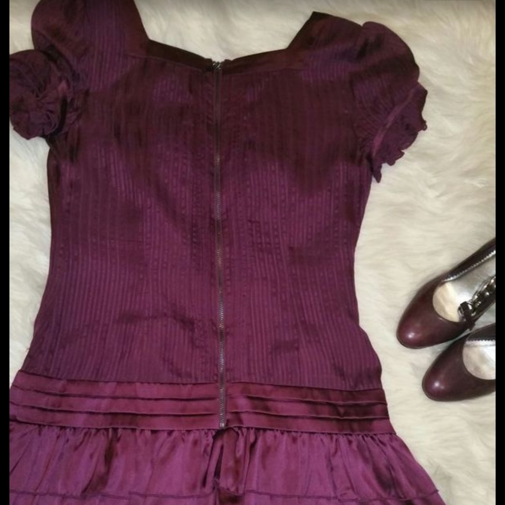 Elegant Purple Women's Dress
